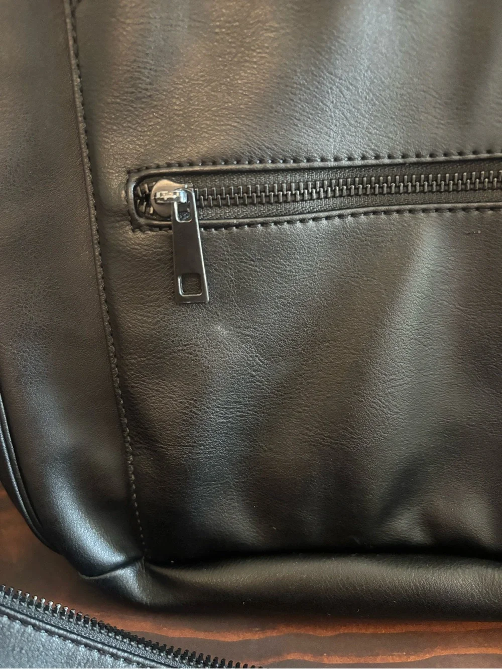 Fawn Design Black Leather Baby Bag with Accessories